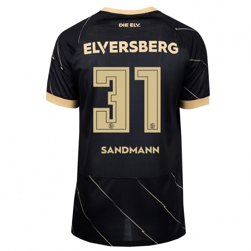 Danxen Mujer Camiseta Amanda Sandmann #31 Negro Marrón 2ª Equipación 2026/27 La Camisa