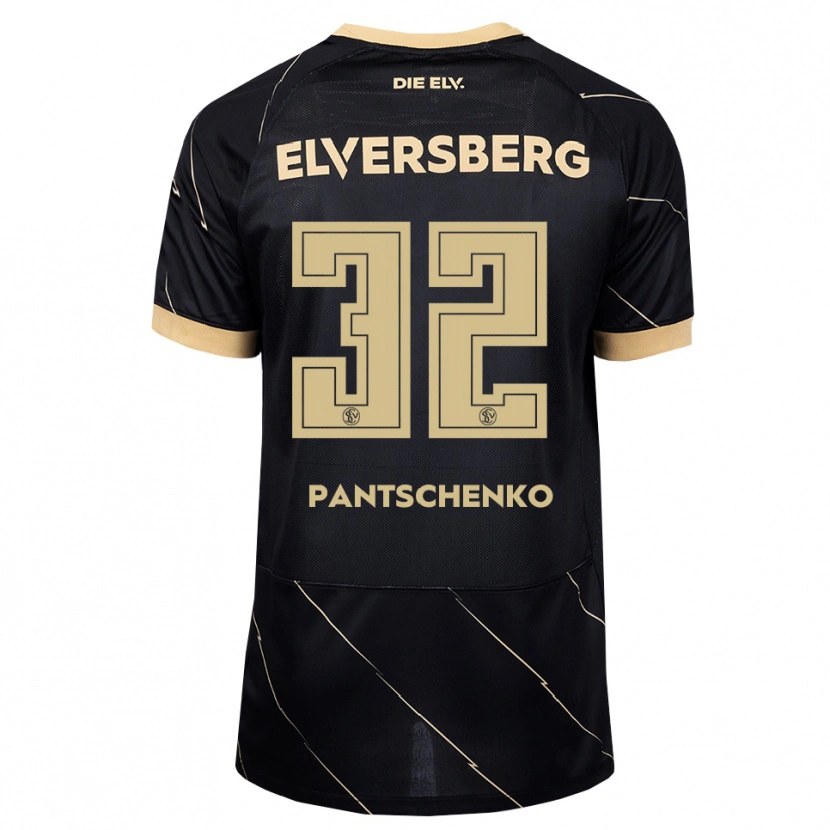Danxen Mujer Camiseta Daniel Pantschenko #32 Negro Marrón 2ª Equipación 2026/27 La Camisa