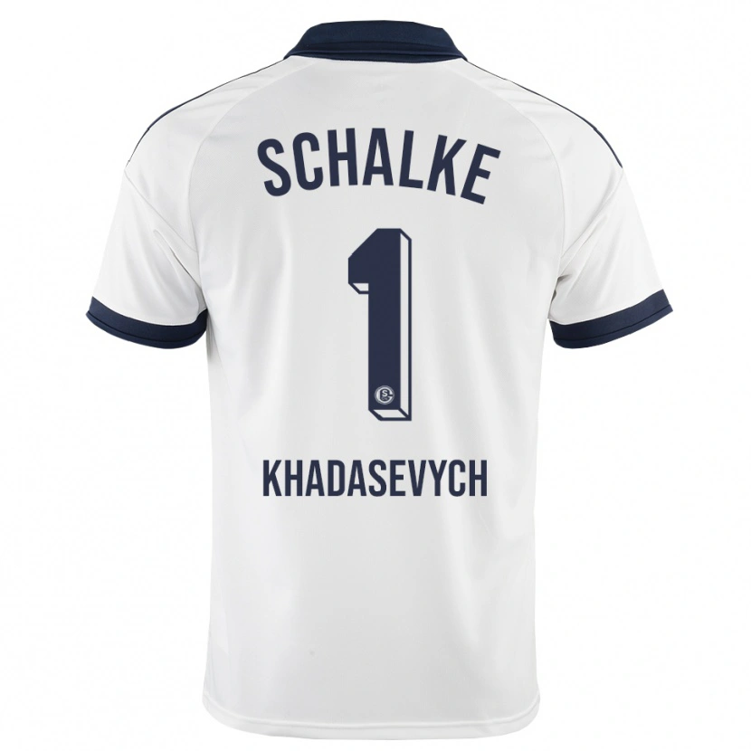 Danxen Mujer Camiseta Kyrylo Khadasevych #1 Negro Blanco 2ª Equipación 2026/27 La Camisa