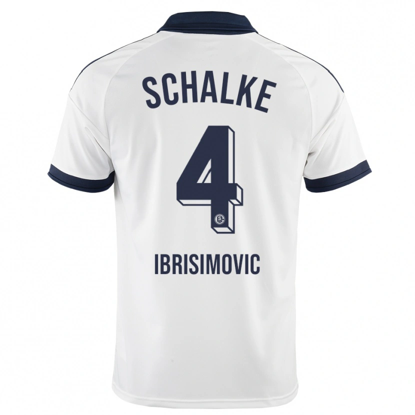 Danxen Mujer Camiseta Amar Ibrisimovic #4 Negro Blanco 2ª Equipación 2026/27 La Camisa