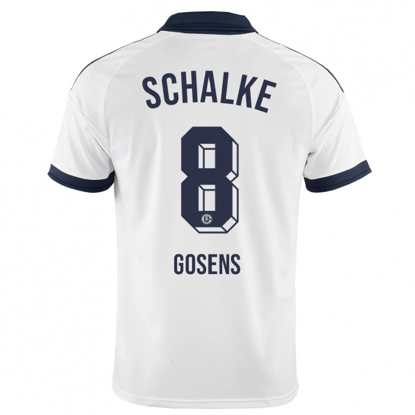 Danxen Mujer Camiseta Robin Gosens #8 Negro Blanco 2ª Equipación 2026/27 La Camisa