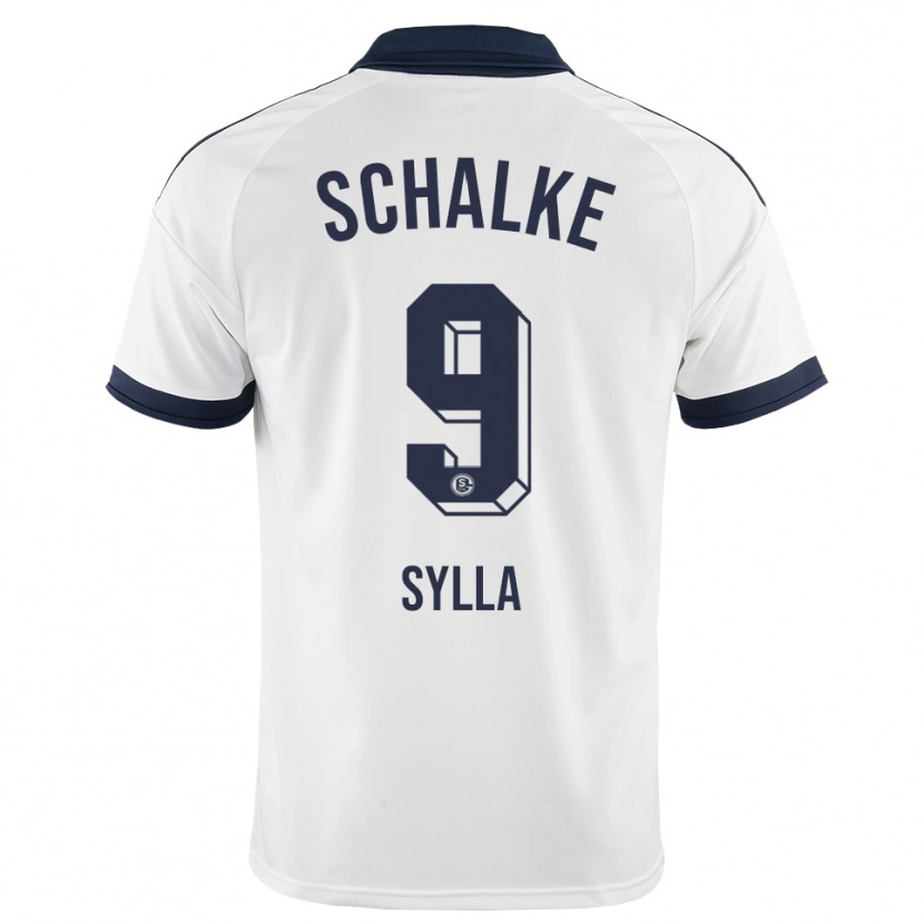 Danxen Mujer Camiseta Moussa Sylla #9 Negro Blanco 2ª Equipación 2026/27 La Camisa