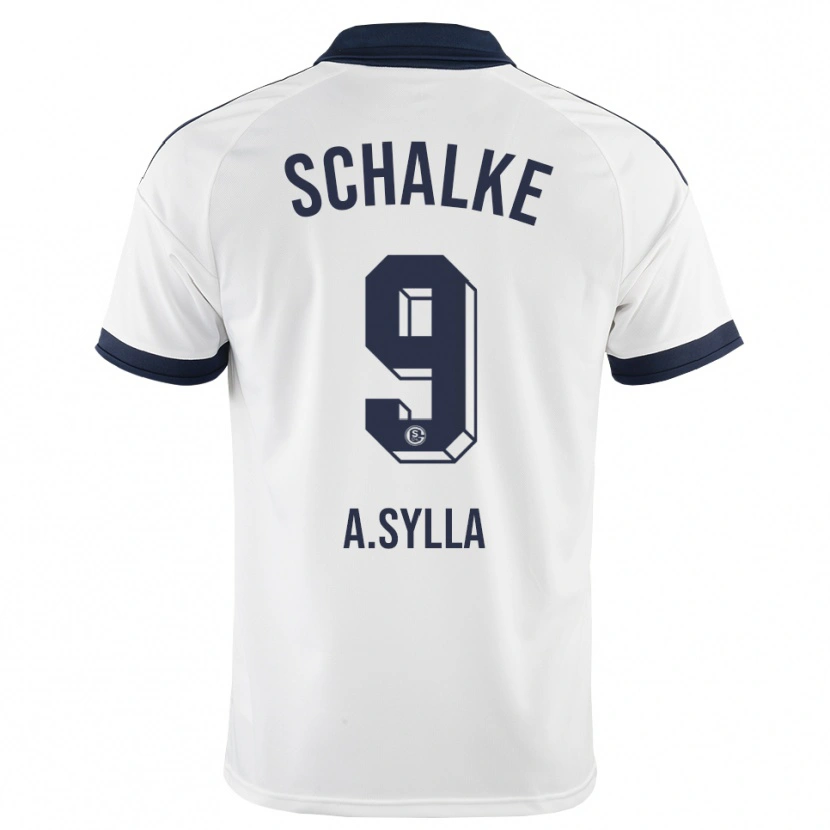 Danxen Mujer Camiseta Aboubacar Sylla #9 Negro Blanco 2ª Equipación 2026/27 La Camisa