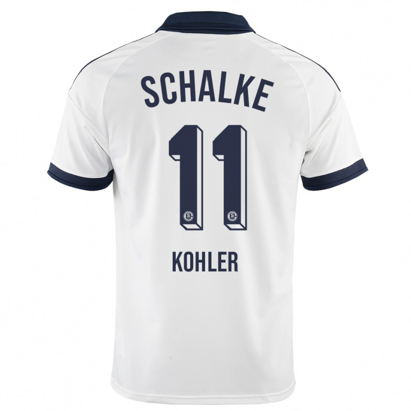 Danxen Mujer Camiseta Marlon Kohler #11 Negro Blanco 2ª Equipación 2026/27 La Camisa
