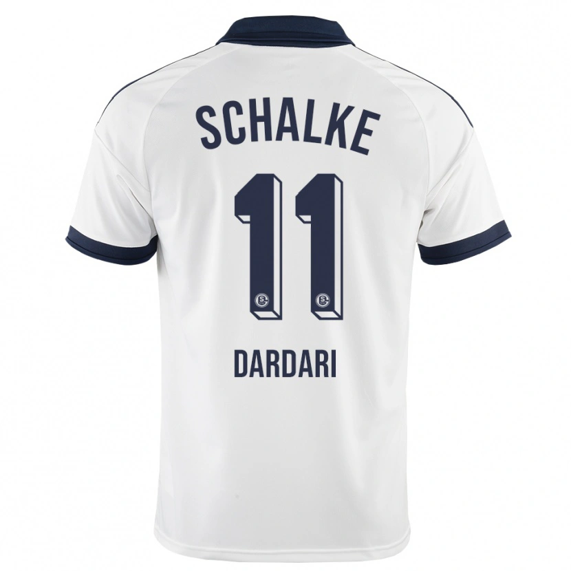 Danxen Mujer Camiseta Bilal Dardari #11 Negro Blanco 2ª Equipación 2026/27 La Camisa