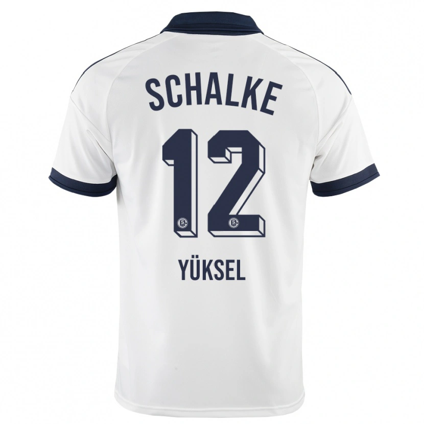 Danxen Mujer Camiseta Mikail Yüksel #12 Negro Blanco 2ª Equipación 2026/27 La Camisa