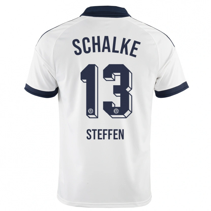 Danxen Mujer Camiseta Kjell Steffen #13 Negro Blanco 2ª Equipación 2026/27 La Camisa