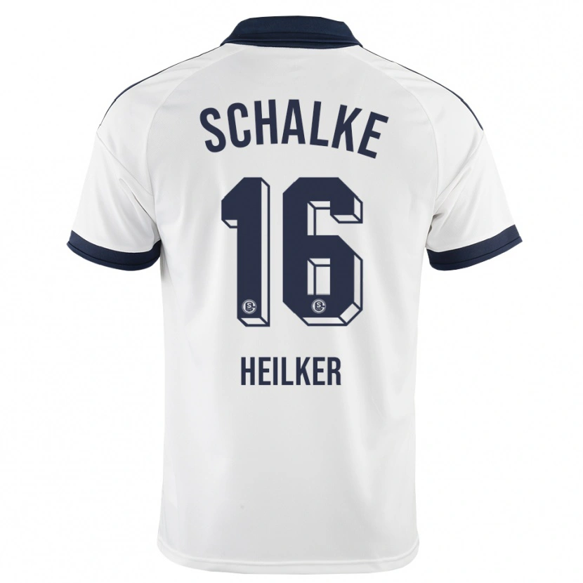Danxen Mujer Camiseta Antonia Heilker #16 Negro Blanco 2ª Equipación 2026/27 La Camisa