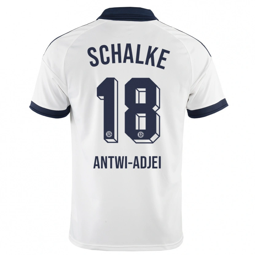 Danxen Mujer Camiseta Christopher Antwi-Adjei #18 Negro Blanco 2ª Equipación 2026/27 La Camisa