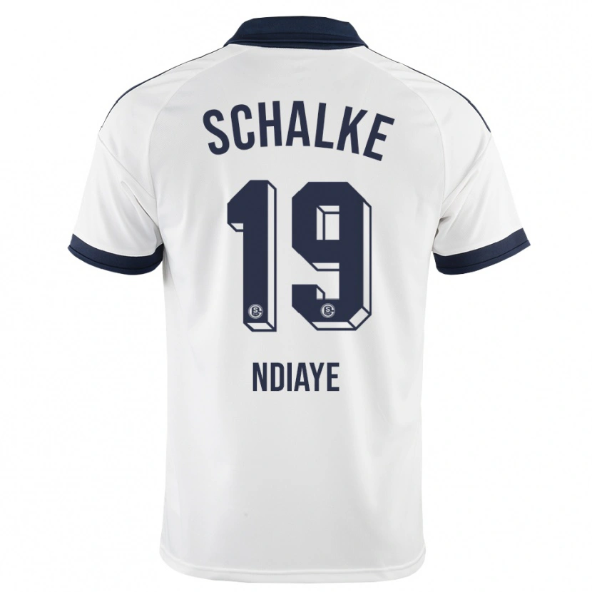 Danxen Mujer Camiseta Jean-Paul Ndiaye #19 Negro Blanco 2ª Equipación 2026/27 La Camisa