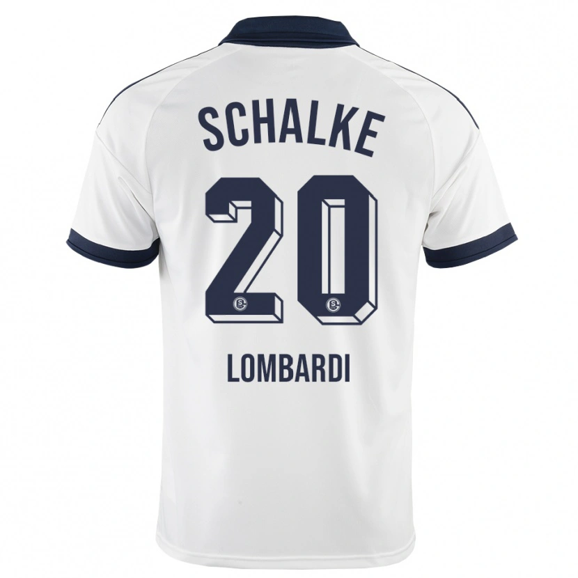 Danxen Mujer Camiseta Antonio Lombardi #20 Negro Blanco 2ª Equipación 2026/27 La Camisa