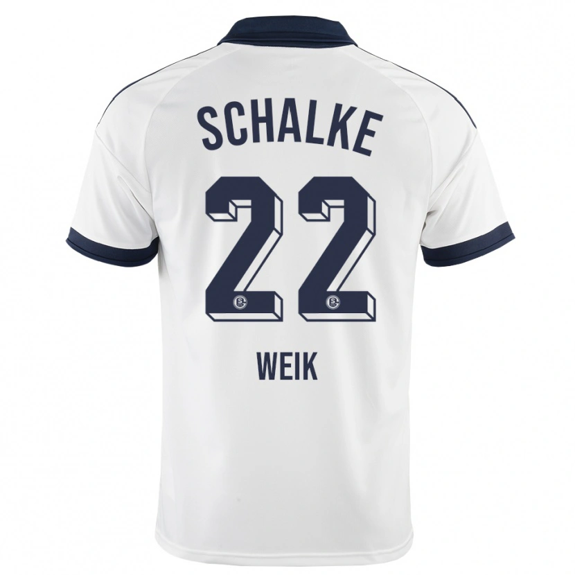 Danxen Mujer Camiseta Linus Weik #22 Negro Blanco 2ª Equipación 2026/27 La Camisa