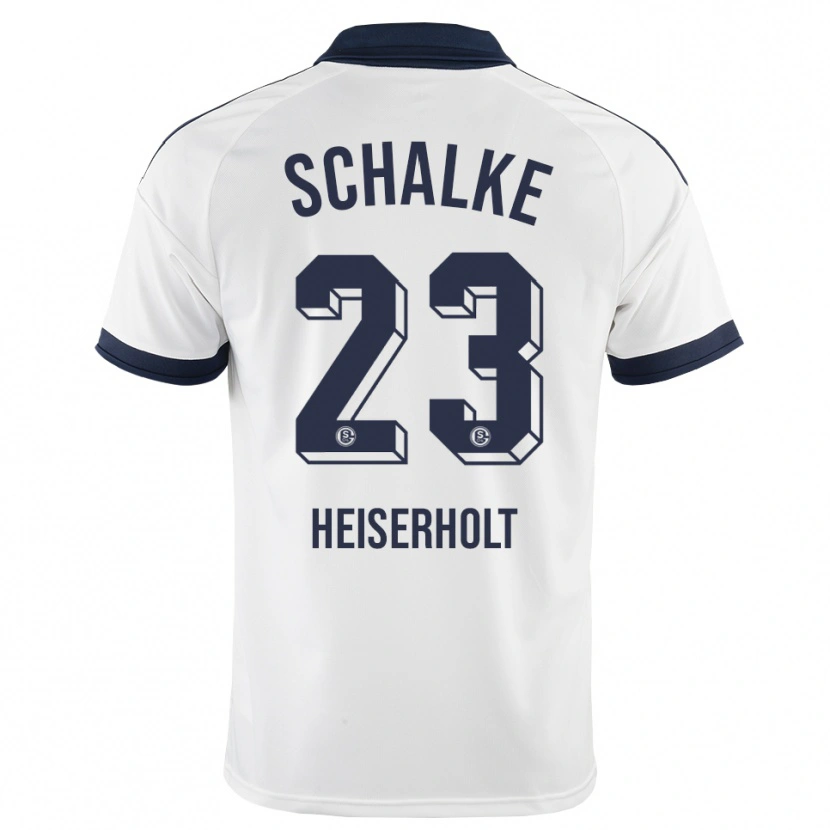 Danxen Mujer Camiseta Finn Heiserholt #23 Negro Blanco 2ª Equipación 2026/27 La Camisa