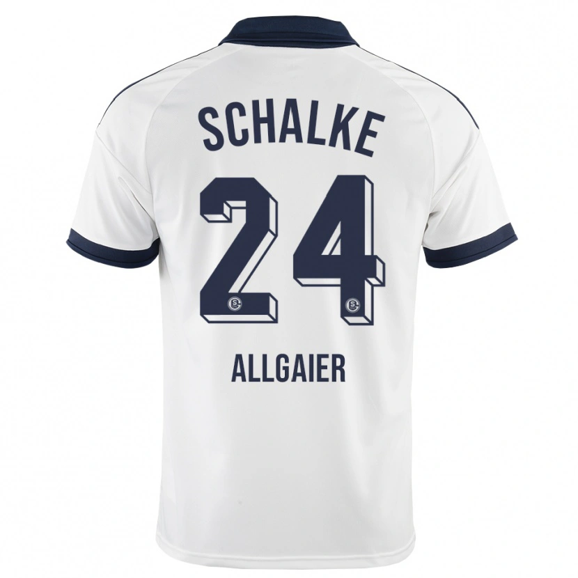 Danxen Mujer Camiseta Felix Allgaier #24 Negro Blanco 2ª Equipación 2026/27 La Camisa