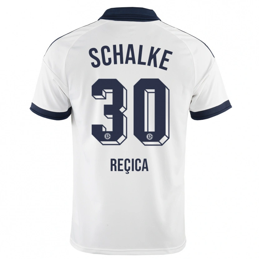 Danxen Mujer Camiseta Besjana Reçica #30 Negro Blanco 2ª Equipación 2026/27 La Camisa