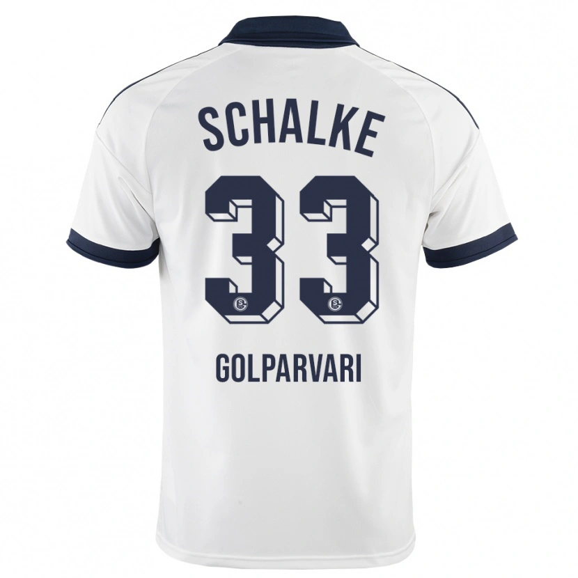 Danxen Mujer Camiseta Tara Golparvari #33 Negro Blanco 2ª Equipación 2026/27 La Camisa