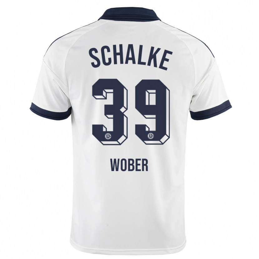 Danxen Mujer Camiseta Maximilian Wöber #39 Negro Blanco 2ª Equipación 2026/27 La Camisa