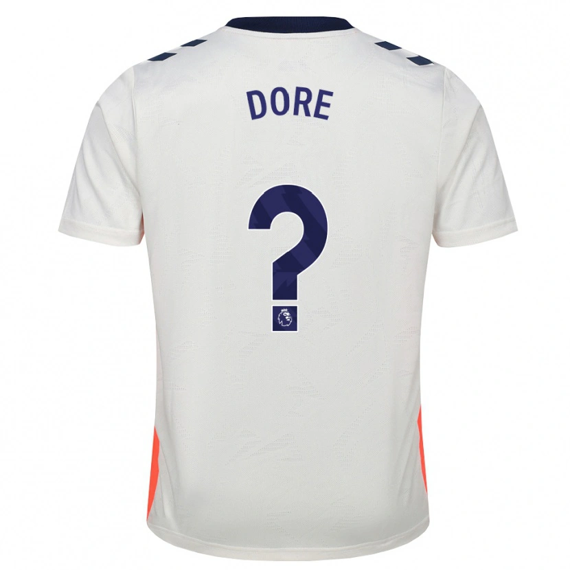 Danxen Mujer Camiseta Rio Dore #0 Blanco Naranja Azul Real 2ª Equipación 2026/27 La Camisa
