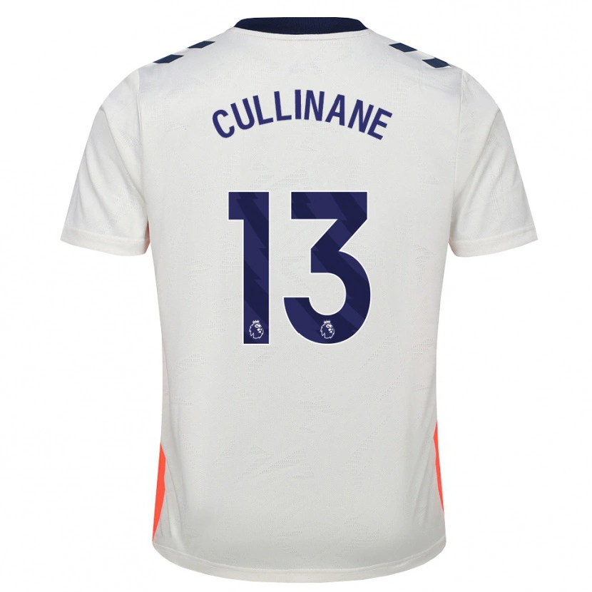 Danxen Mujer Camiseta Billy-Ray Cullinane #13 Blanco Naranja Azul Real 2ª Equipación 2026/27 La Camisa