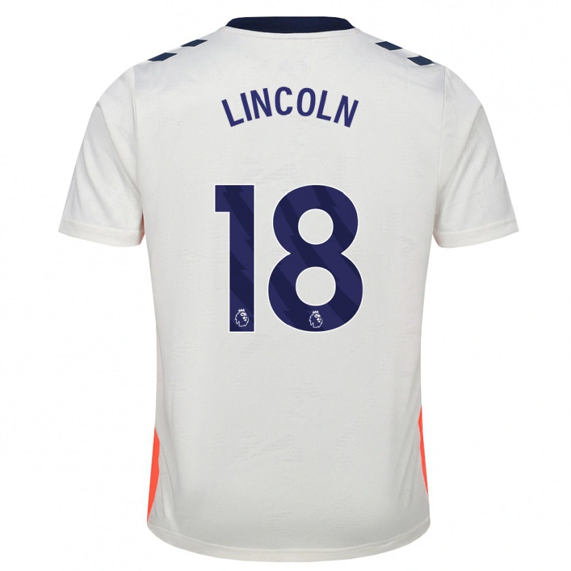 Danxen Mujer Camiseta Khavarni Lincoln #18 Blanco Naranja Azul Real 2ª Equipación 2026/27 La Camisa