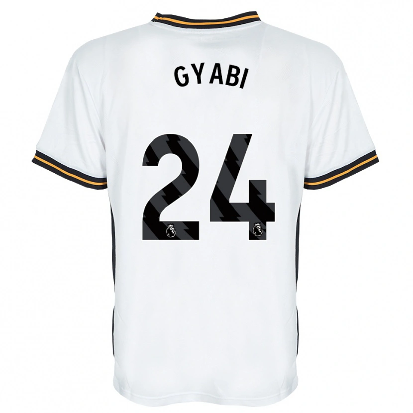 Danxen Mujer Camiseta Darko Gyabi #24 Blanco Naranja Negro 2ª Equipación 2026/27 La Camisa
