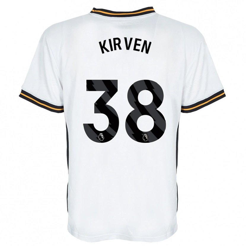 Danxen Mujer Camiseta Tess Kirven #38 Blanco Naranja Negro 2ª Equipación 2026/27 La Camisa