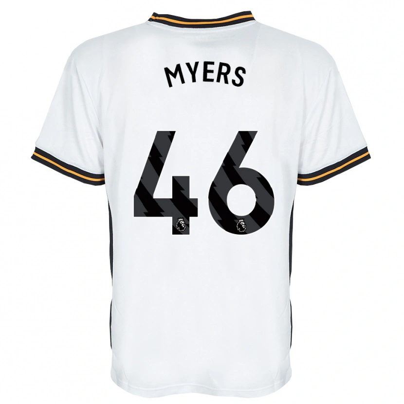 Danxen Mujer Camiseta Zane Myers #46 Blanco Naranja Negro 2ª Equipación 2026/27 La Camisa