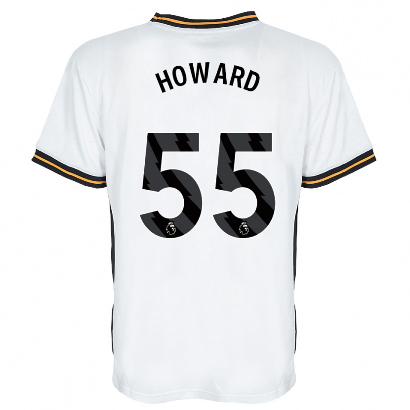 Danxen Mujer Camiseta Archie Howard #55 Blanco Naranja Negro 2ª Equipación 2026/27 La Camisa