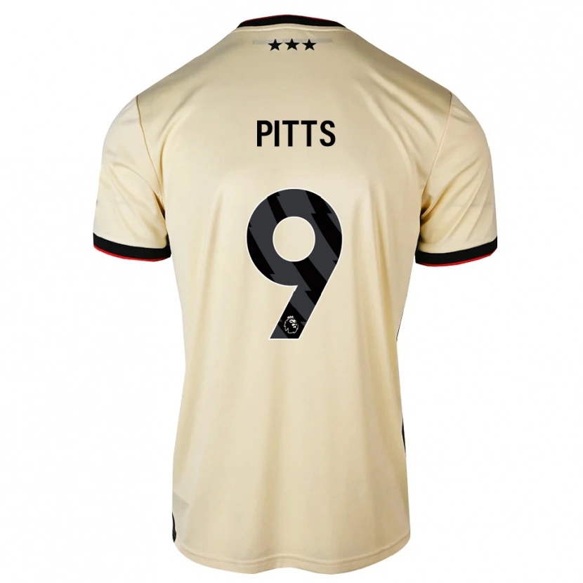 Danxen Mujer Camiseta Josh Pitts #9 Lemonchiffon Negro Rojo 2ª Equipación 2026/27 La Camisa