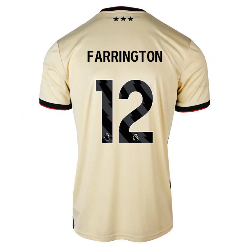 Danxen Mujer Camiseta Noah Farrington #12 Lemonchiffon Negro Rojo 2ª Equipación 2026/27 La Camisa
