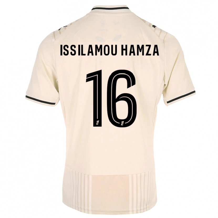 Danxen Mujer Camiseta Fayyad Issilamou Hamza #16 Encaje Antiguo Negro Blanco Antique 2ª Equipación 2026/27 La Camisa