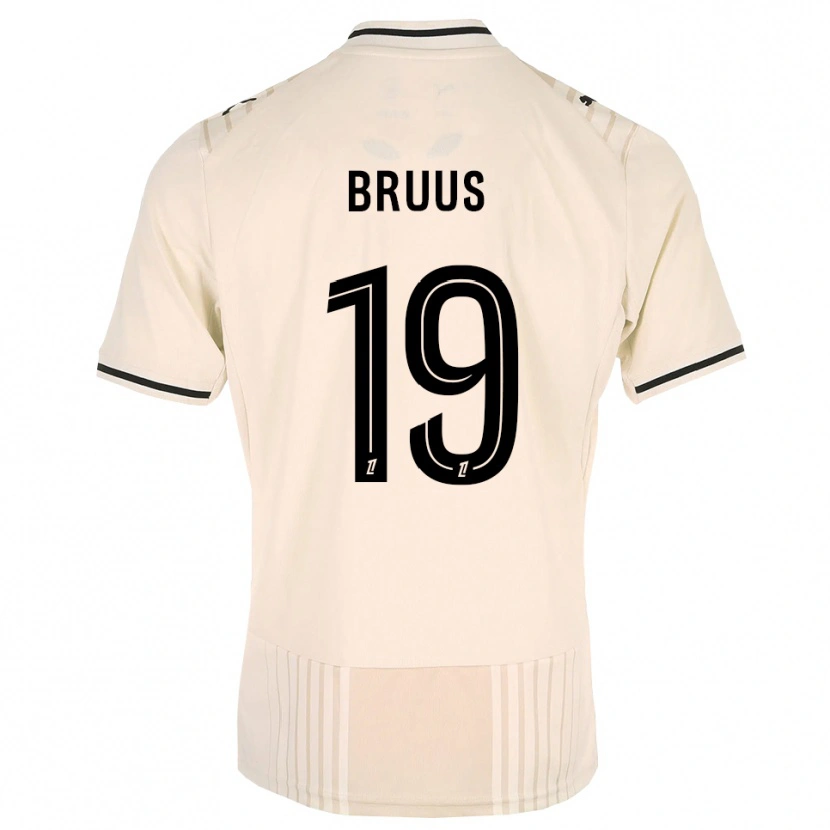 Danxen Mujer Camiseta Andreas Bruus #19 Encaje Antiguo Negro Blanco Antique 2ª Equipación 2026/27 La Camisa