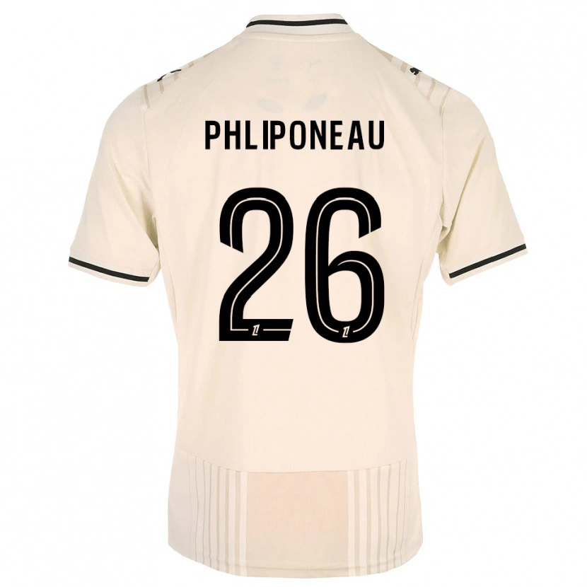 Danxen Mujer Camiseta Alexandre Phliponeau #26 Encaje Antiguo Negro Blanco Antique 2ª Equipación 2026/27 La Camisa