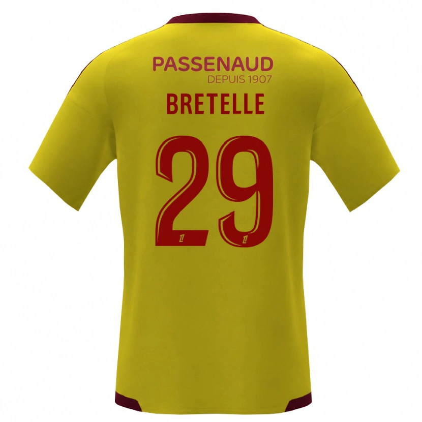 Danxen Mujer Camiseta Lucas Bretelle #29 Amarillo Rojo Verde 2ª Equipación 2026/27 La Camisa