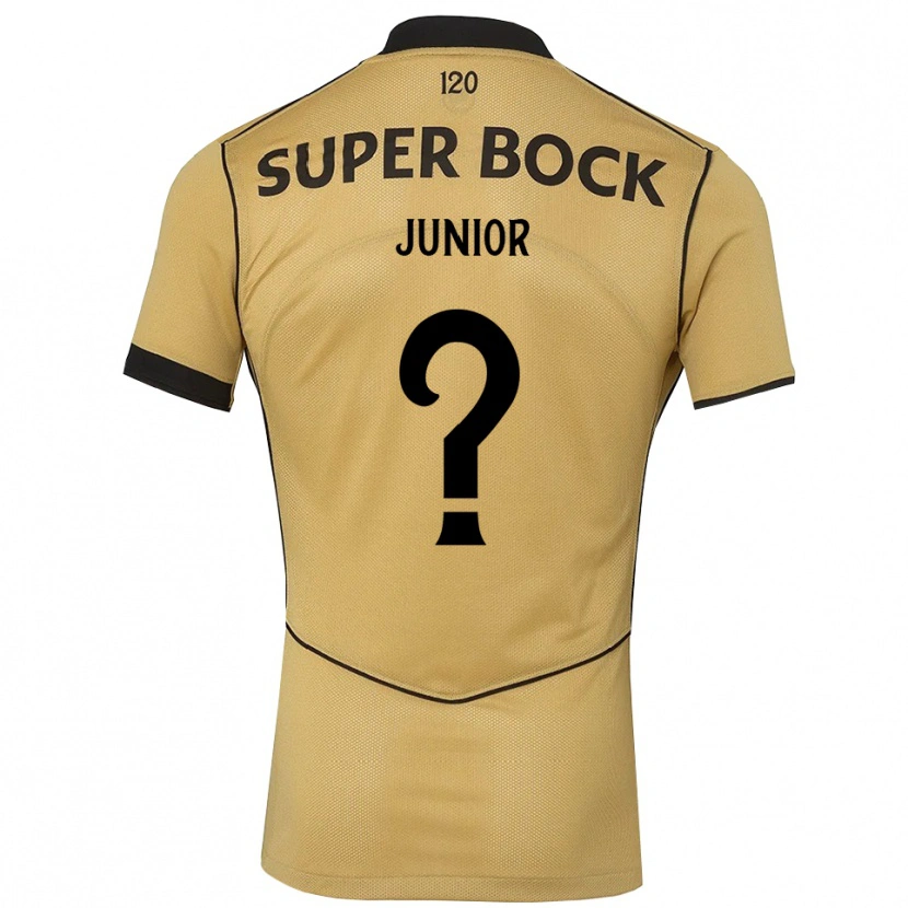 Danxen Mujer Camiseta Marlon Junior #0 Goldenrod Negro 2ª Equipación 2026/27 La Camisa