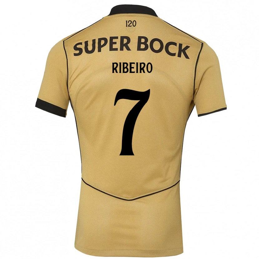 Danxen Mujer Camiseta Igor Ribeiro #7 Goldenrod Negro 2ª Equipación 2026/27 La Camisa