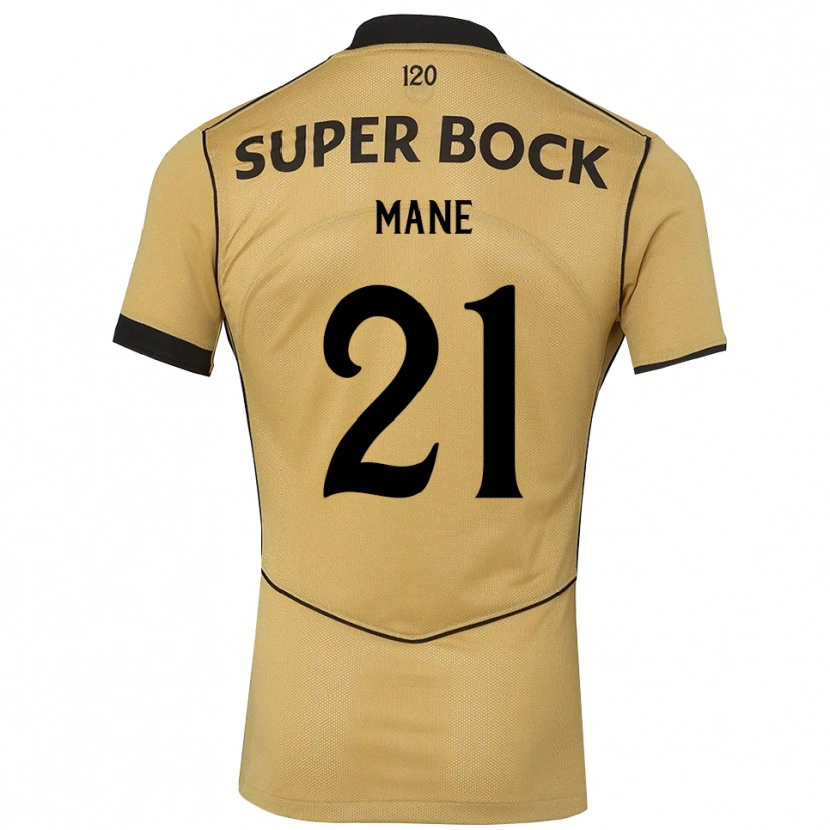 Danxen Mujer Camiseta Isnaba Mane #21 Goldenrod Negro 2ª Equipación 2026/27 La Camisa