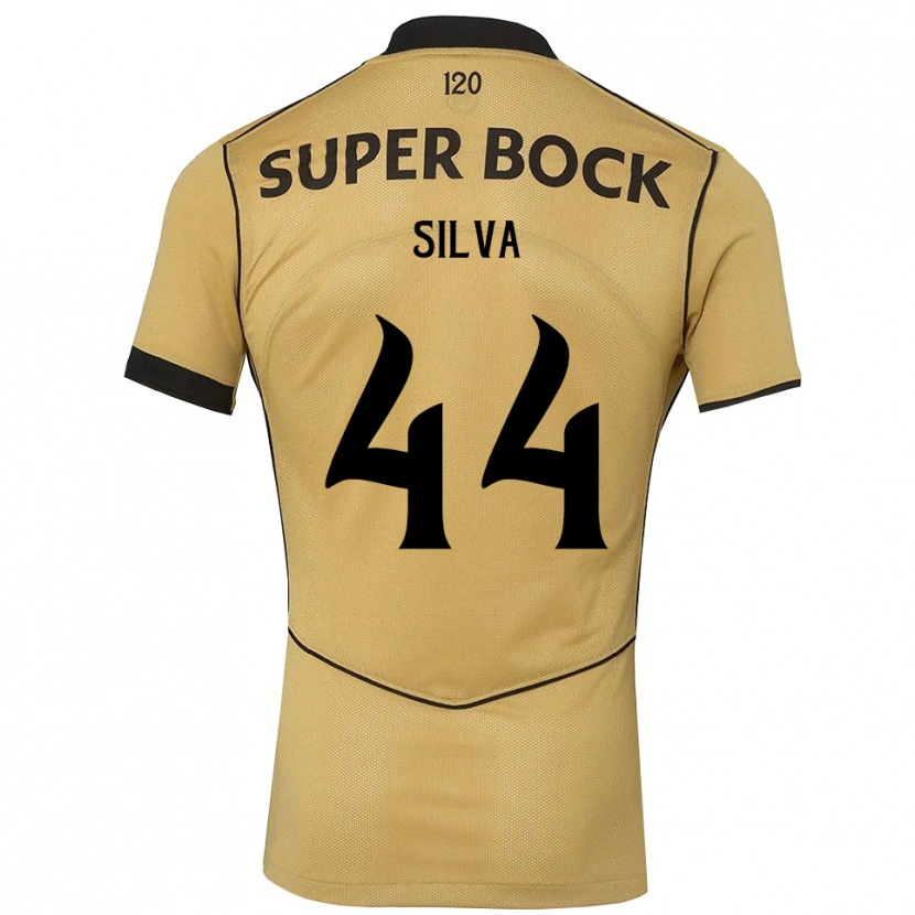 Danxen Mujer Camiseta Pedro Silva #44 Goldenrod Negro 2ª Equipación 2026/27 La Camisa
