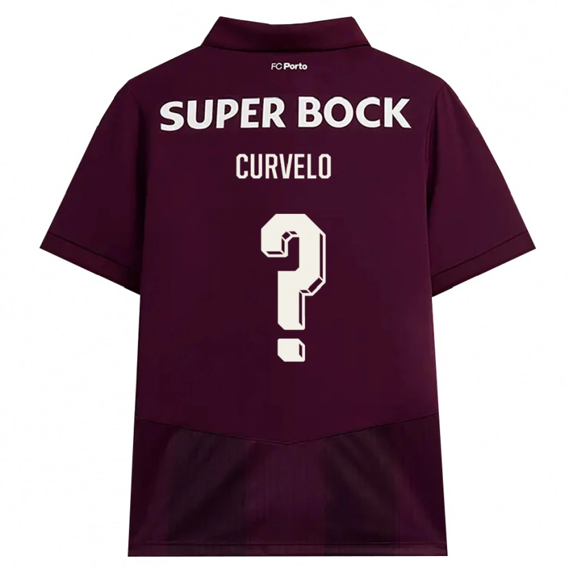 Danxen Mujer Camiseta Francisco Curvelo #0 Blanco Borgoña Blanco 2ª Equipación 2026/27 La Camisa