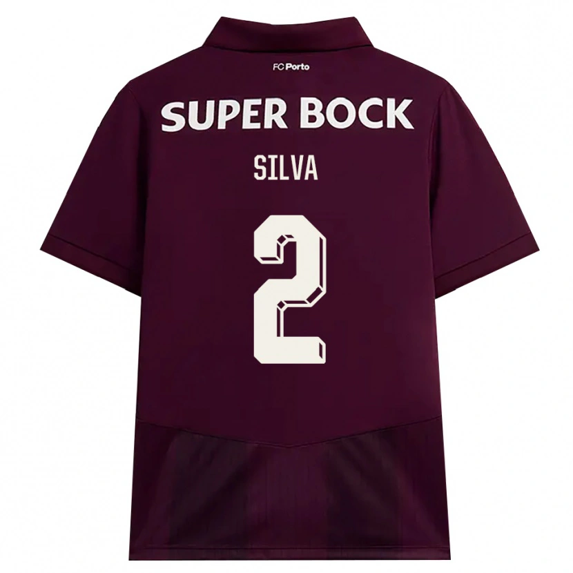 Danxen Mujer Camiseta Marco Silva #2 Blanco Borgoña Blanco 2ª Equipación 2026/27 La Camisa