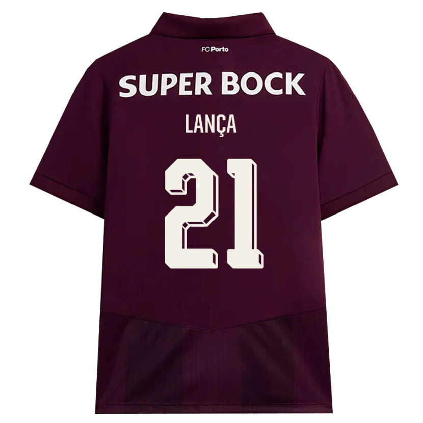 Danxen Mujer Camiseta Gabriel Lança #21 Blanco Borgoña Blanco 2ª Equipación 2026/27 La Camisa