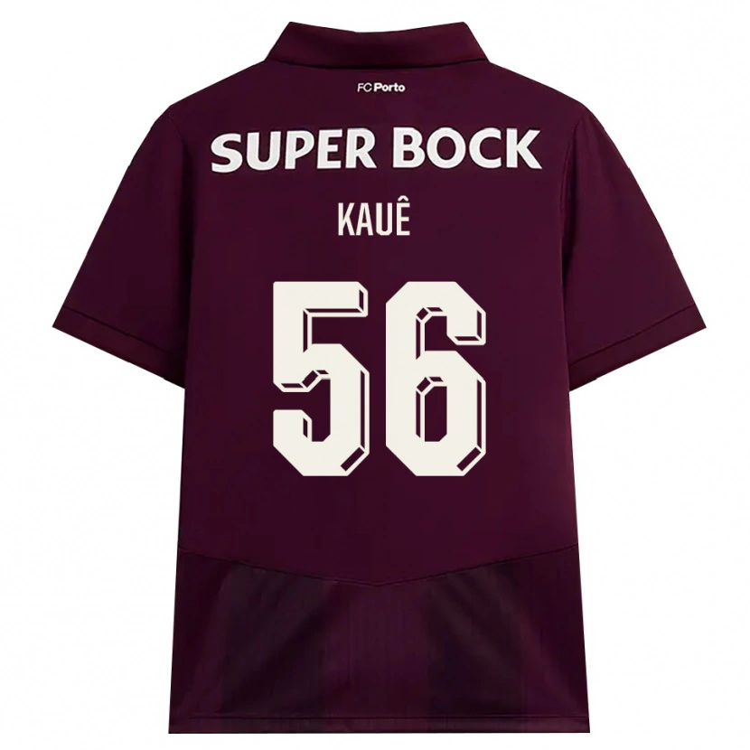 Danxen Mujer Camiseta Kauê Rodrigues Pessanha #56 Blanco Borgoña Blanco 2ª Equipación 2026/27 La Camisa