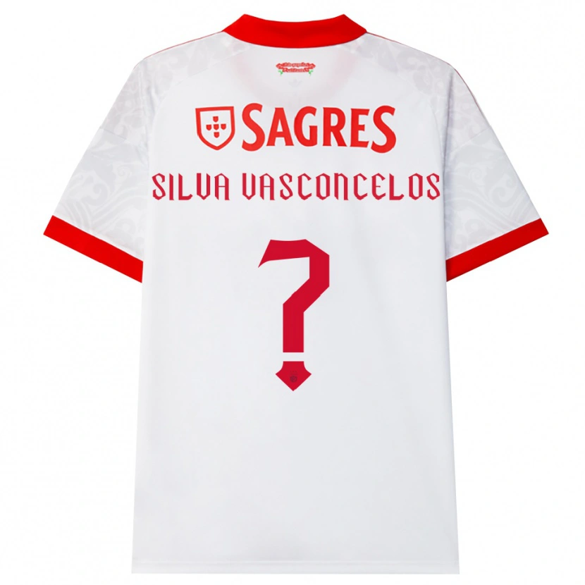 Danxen Mujer Camiseta Martim Silva Vasconcelos #0 Blanco Rojo Amarillo 2ª Equipación 2026/27 La Camisa