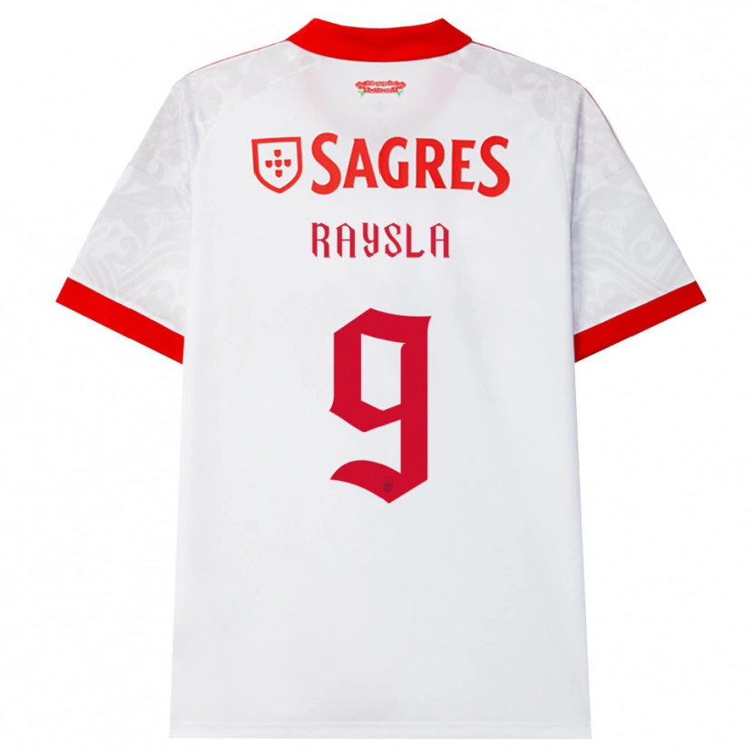Danxen Mujer Camiseta Nycole Raysla #9 Blanco Rojo Amarillo 2ª Equipación 2026/27 La Camisa