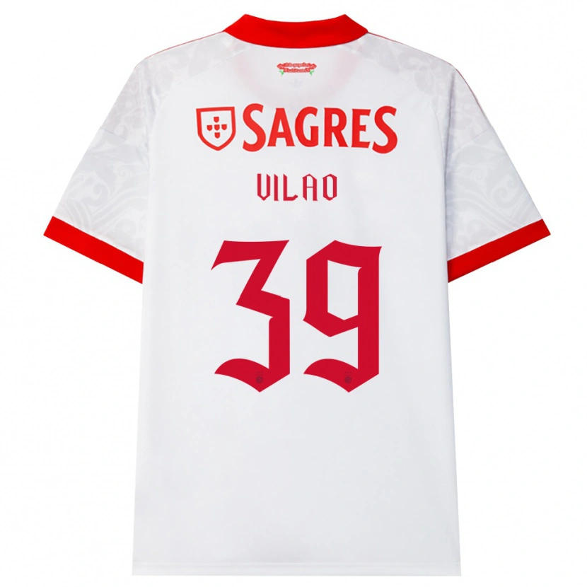 Danxen Mujer Camiseta Carolina Vilao #39 Blanco Rojo Amarillo 2ª Equipación 2026/27 La Camisa