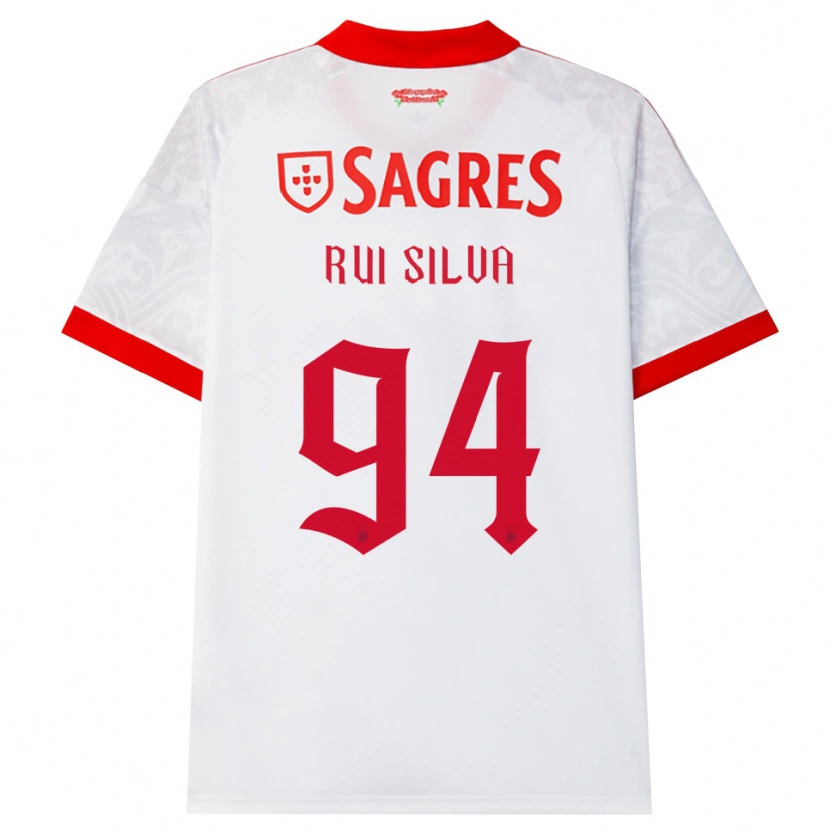 Danxen Mujer Camiseta Rui Silva #94 Blanco Rojo Amarillo 2ª Equipación 2026/27 La Camisa