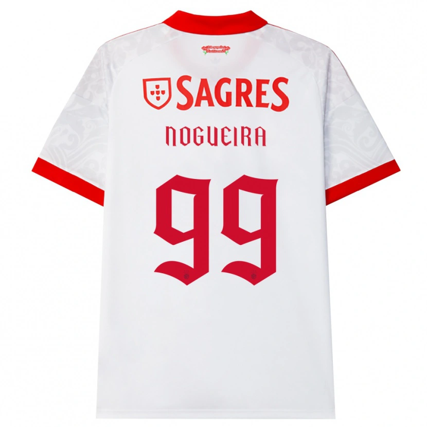 Danxen Mujer Camiseta Beatriz Nogueira #99 Blanco Rojo Amarillo 2ª Equipación 2026/27 La Camisa