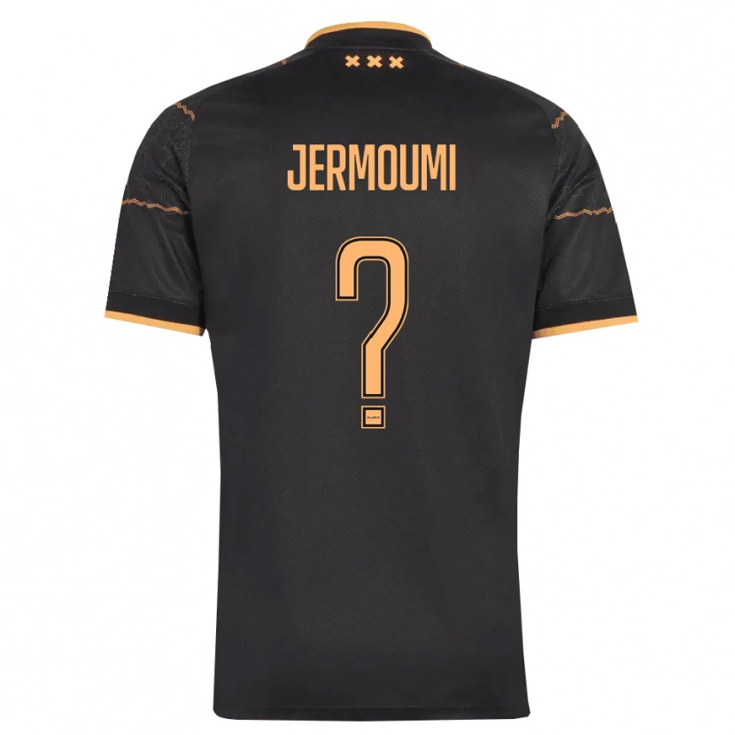 Danxen Mujer Camiseta Diyae Jermoumi #0 Negro Naranja 2ª Equipación 2026/27 La Camisa