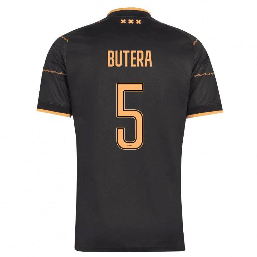 Danxen Mujer Camiseta Ethan Butera #5 Negro Naranja 2ª Equipación 2026/27 La Camisa