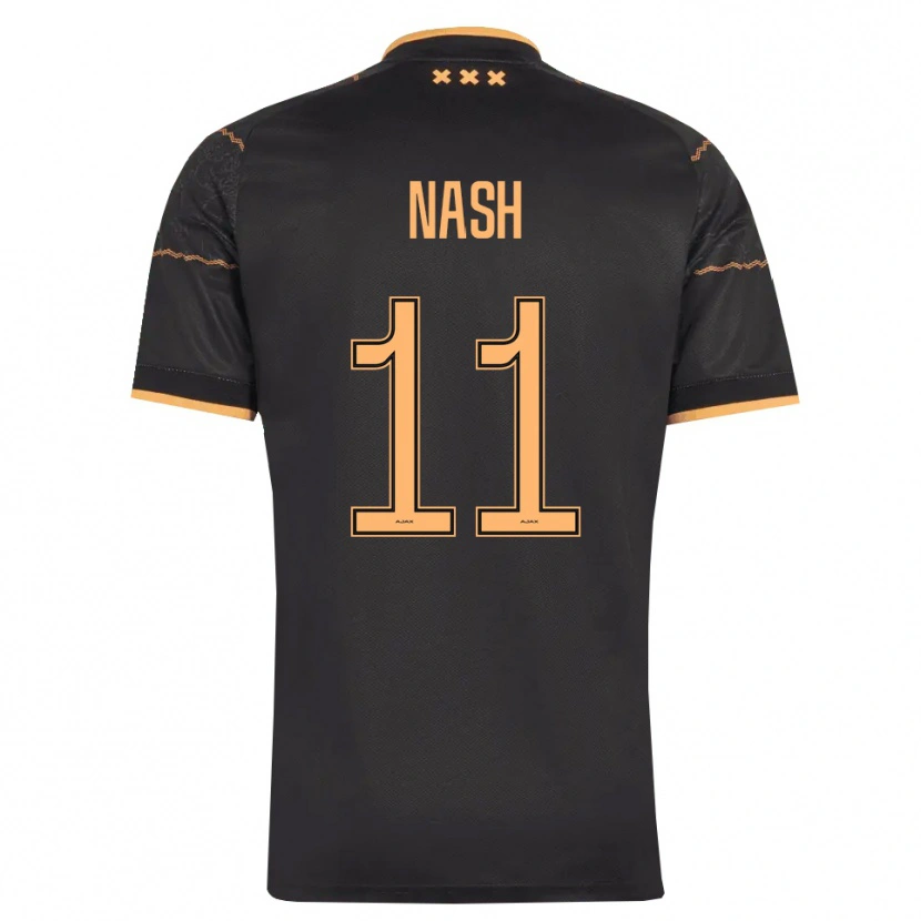 Danxen Mujer Camiseta Pharell Nash #11 Negro Naranja 2ª Equipación 2026/27 La Camisa